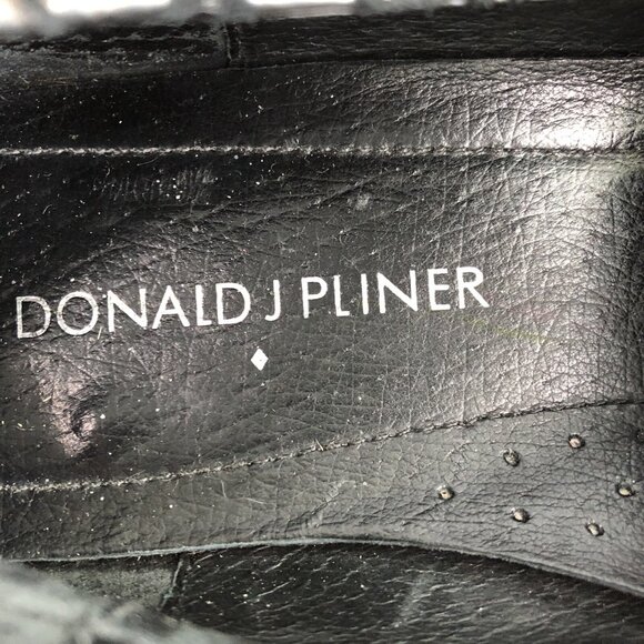 Donald J. Pliner Rio Women’s Size 9 M Embossed‎ Crocodile Shoes Lug Sole - Picture 11 of 11